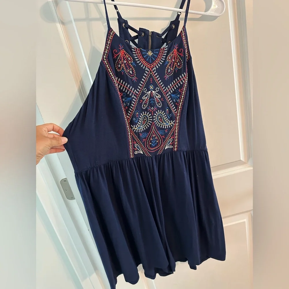 High Neck Romper - Picture 2 of 3